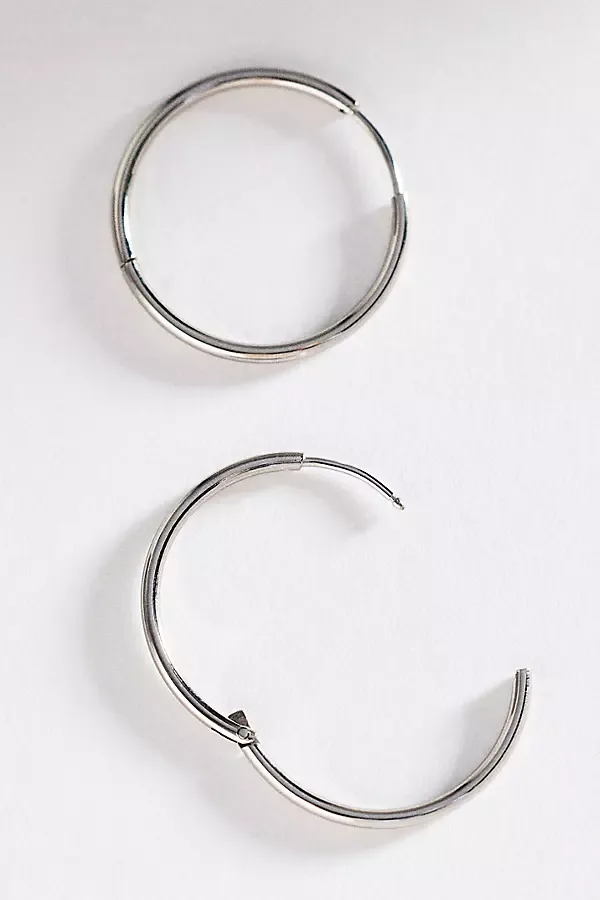 Water-Resistant Hoop Earrings