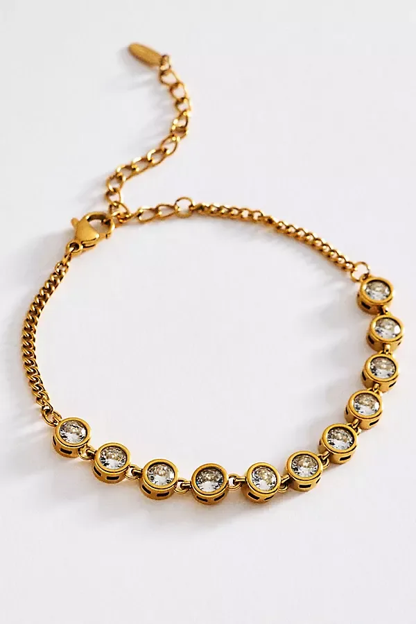 Water Resistant Cubic Zirconia Bracelet
