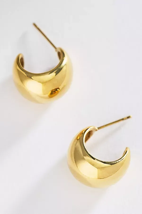 Dome Water-Resistant Huggie Earrings