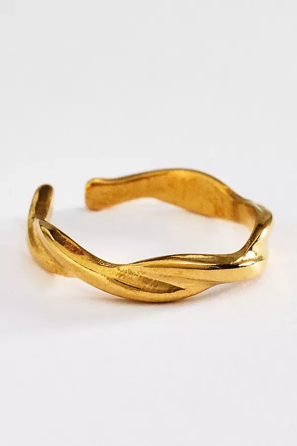 Twisted Water-Resistant Ring by By Anthropologie
