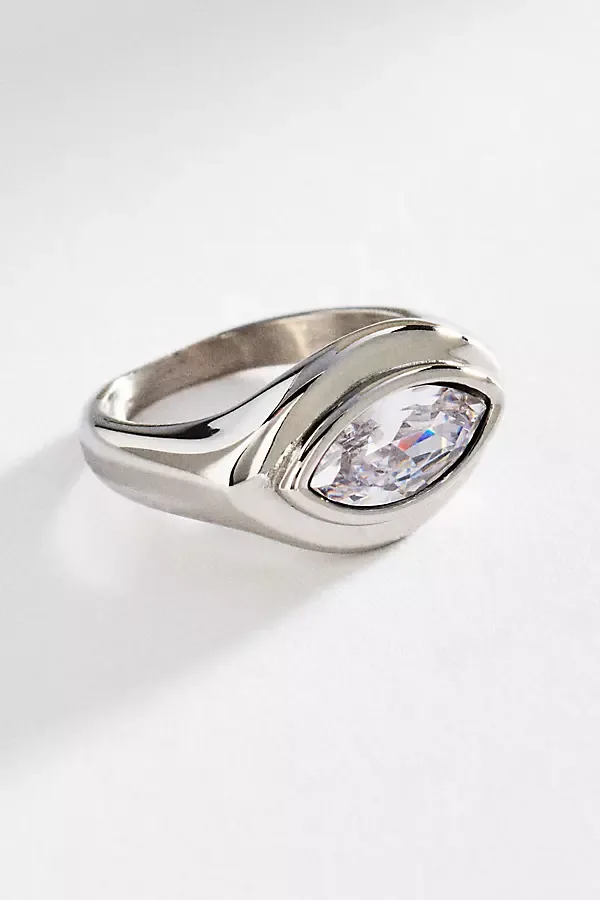 Bezel Marquise Ring by By Anthropologie