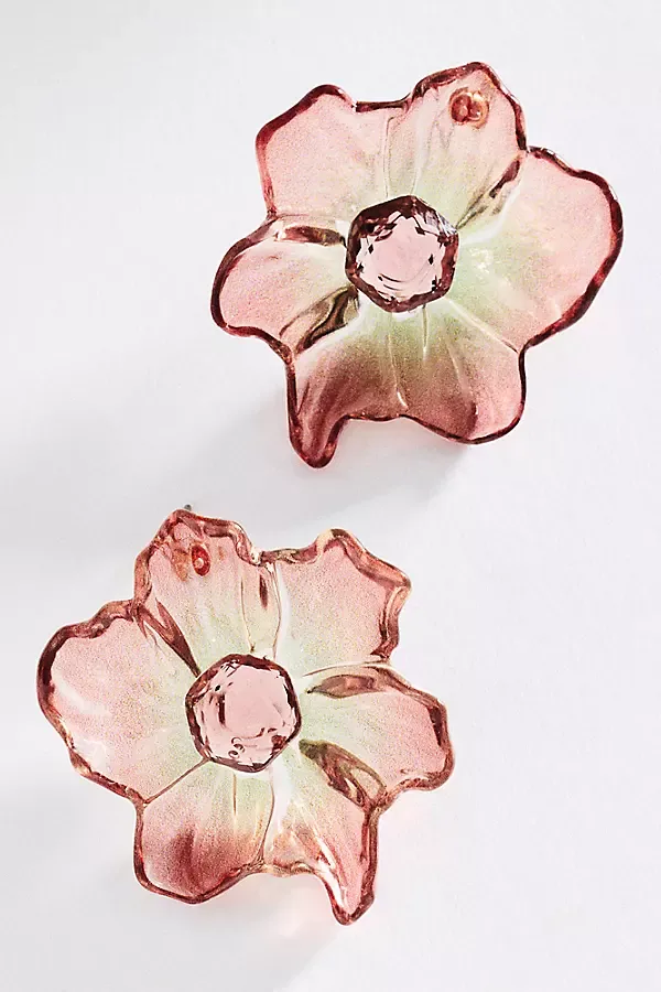 Crystal Blossom Earrings by By Anthropologie