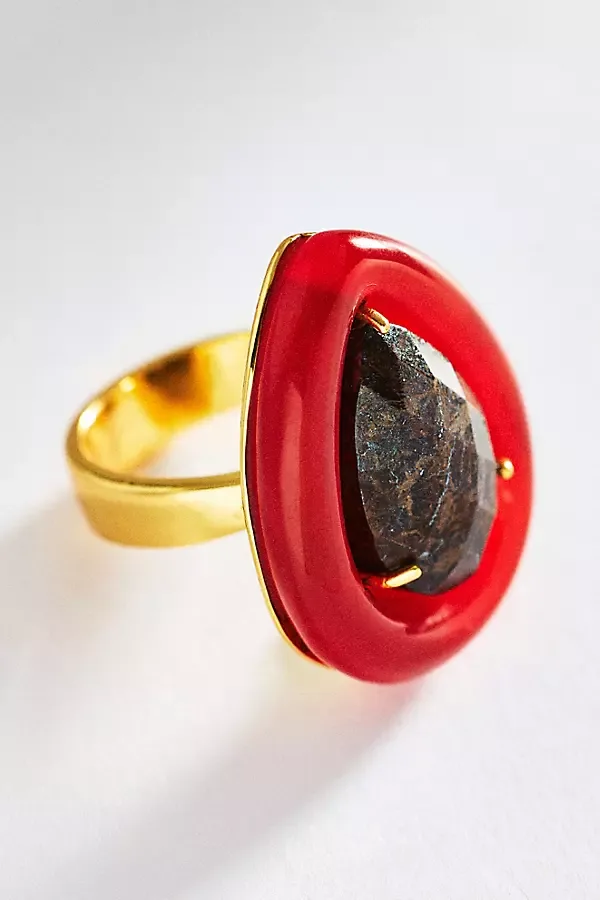 Teardrop Statement Ring by Bohème by Véro