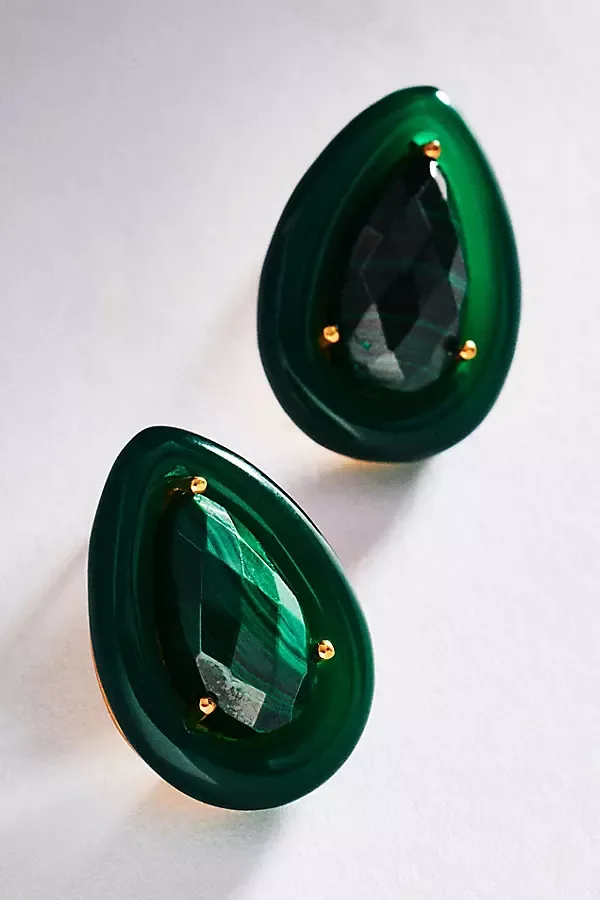 Teardrop Post Earrings by Bohème by Véro