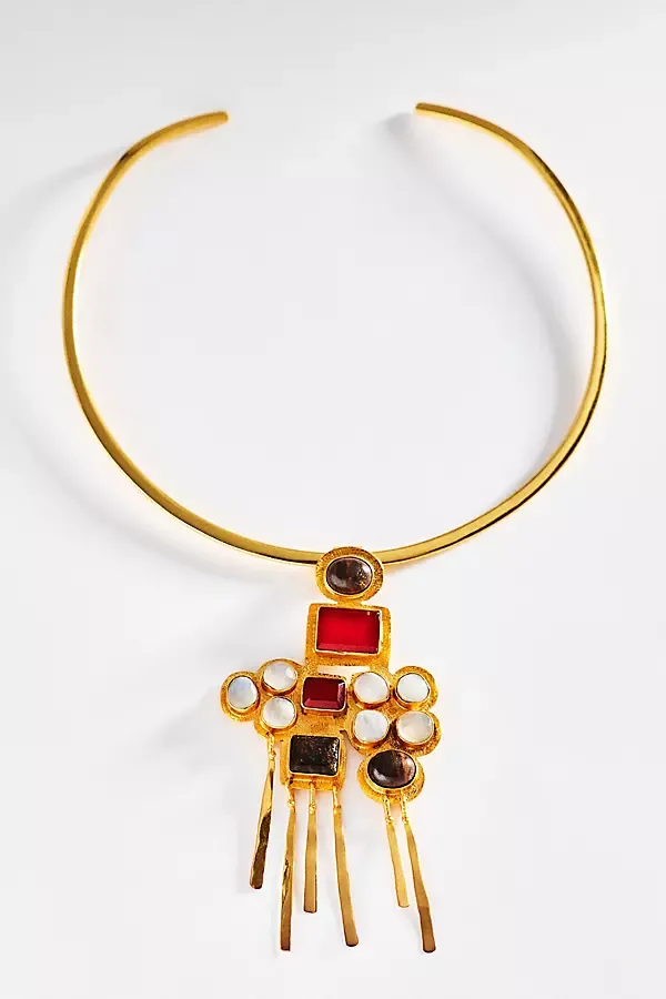 Nefertiti Drop Necklace