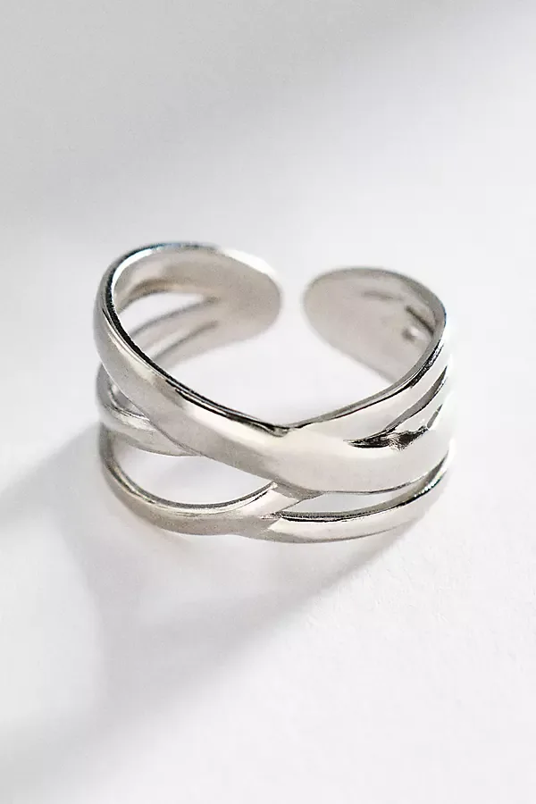 Water-Resistant Open Stacked Band Ring by By Anthropologie
