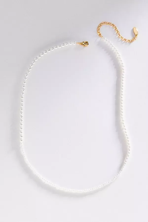 Mixed Pearl Necklace by By Anthropologie