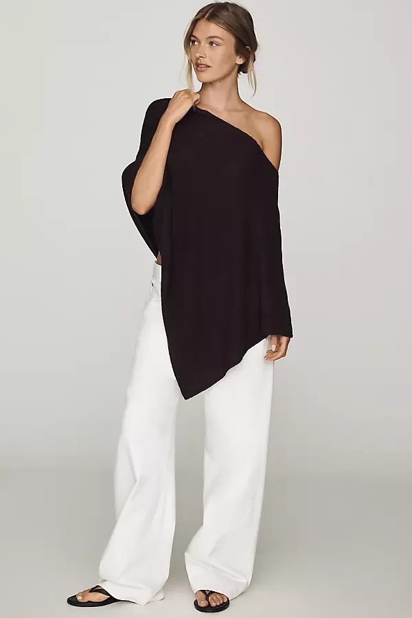 Knit Asymmetric Poncho by By Anthropologie