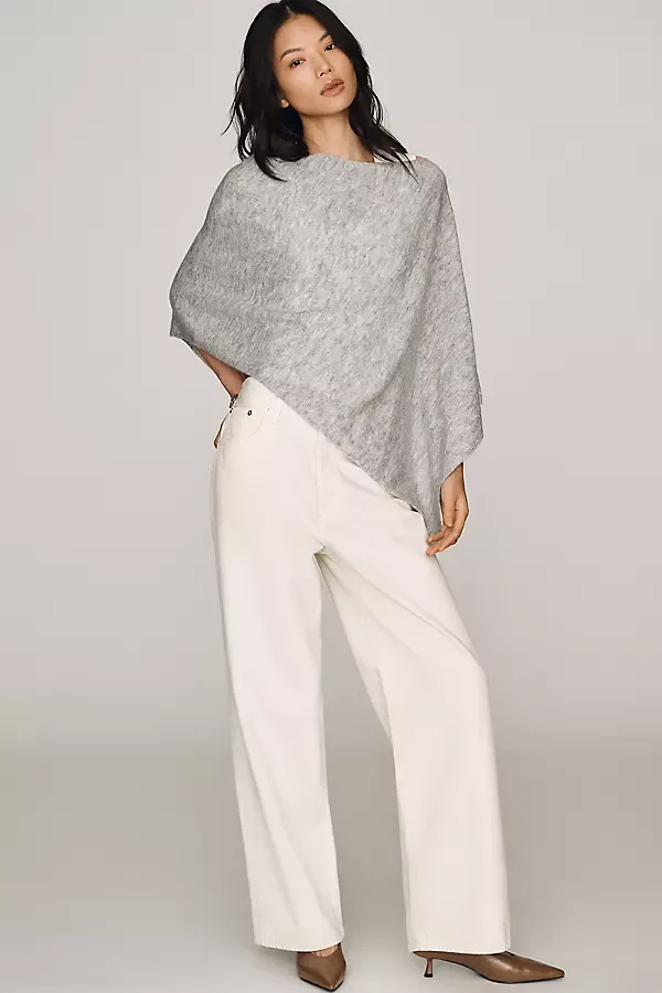 Knit Asymmetric Poncho
