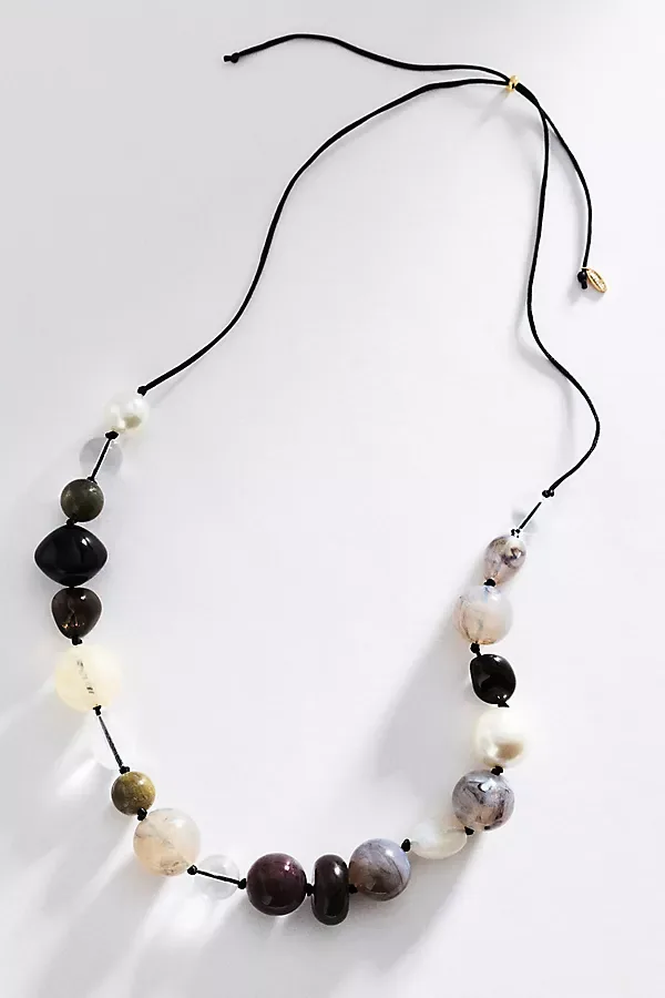Beaded Cord Necklace by By Anthropologie