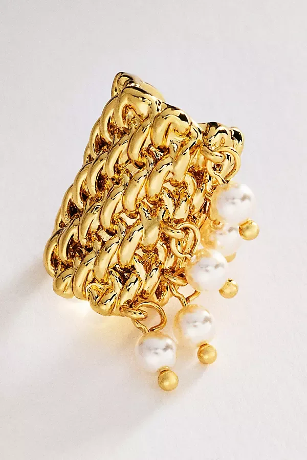 The Palma Pearl Ear Cuff by Luv Aj