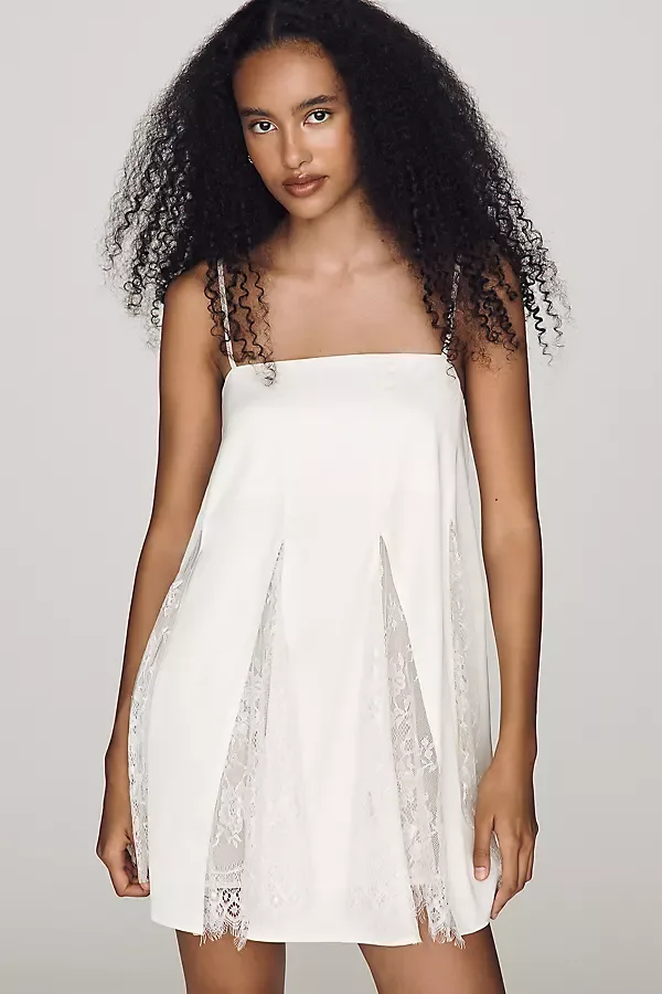 Lace Godet Mini Dress by Endless Rose