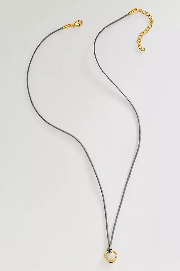 Charm Cord Necklace by Goldbug Collection