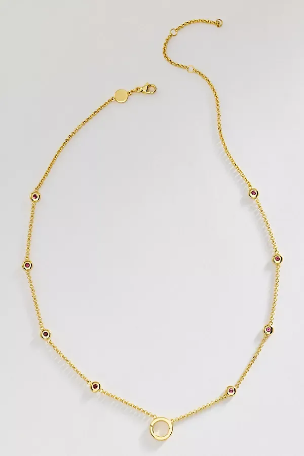 Bezel Charm Necklace