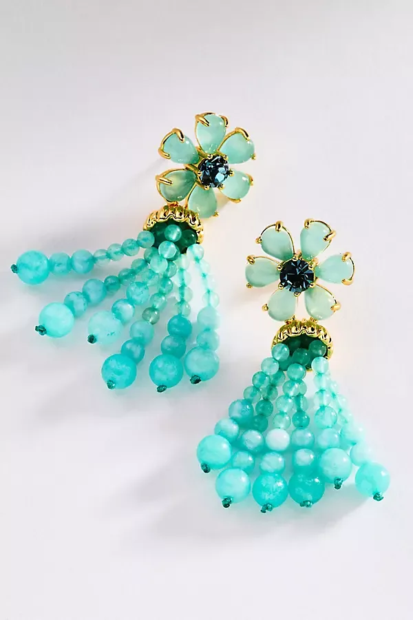 Talia Tassel Drop Earrings by Loren Hope