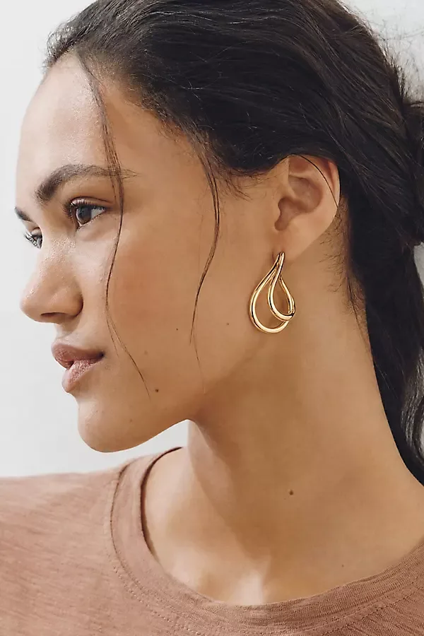 Twisted Teardrop Earrings