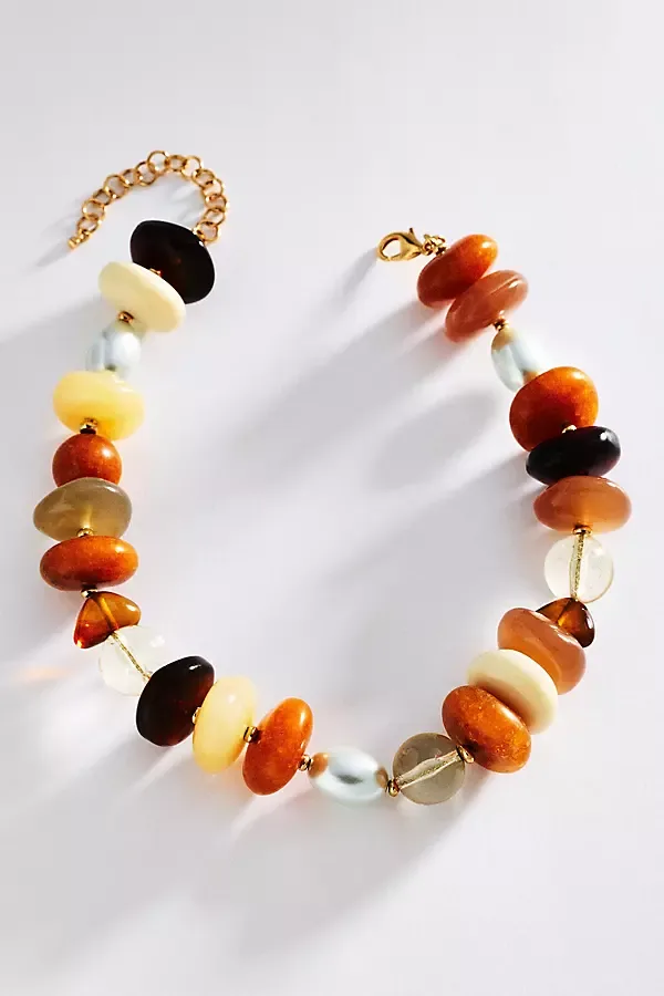 Vibrant Mixed Stone Necklace