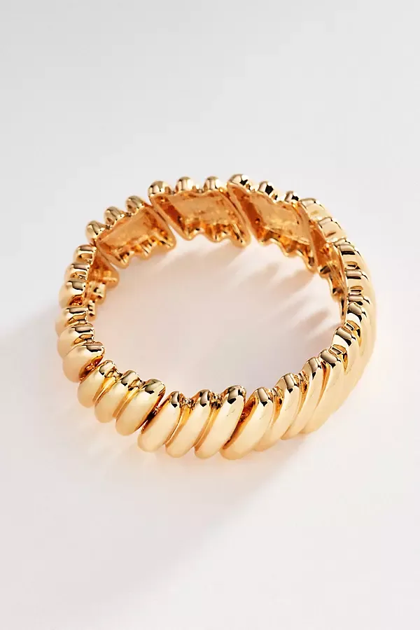 Textured Metal Stretch Bracelet