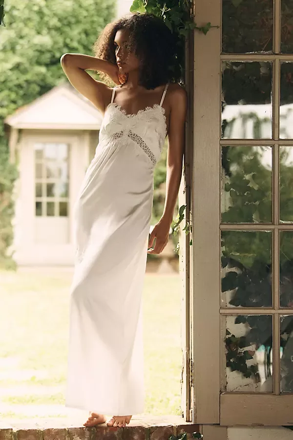 Lace Trim Maxi Slip by Kilo Brava