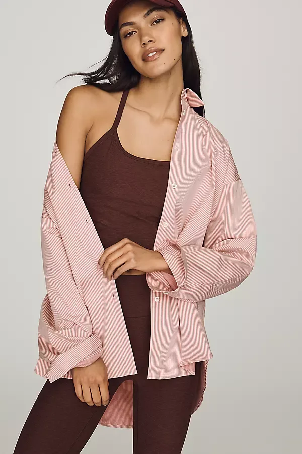 Summer Buttondown Top by Sweaty Betty