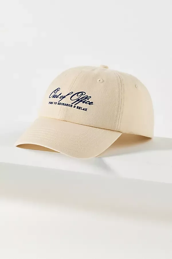 Out of Office Baseball Cap by Kenz Kustomz