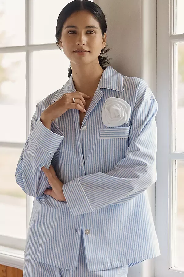 Rose Cotton Pajama Set by Sleeper