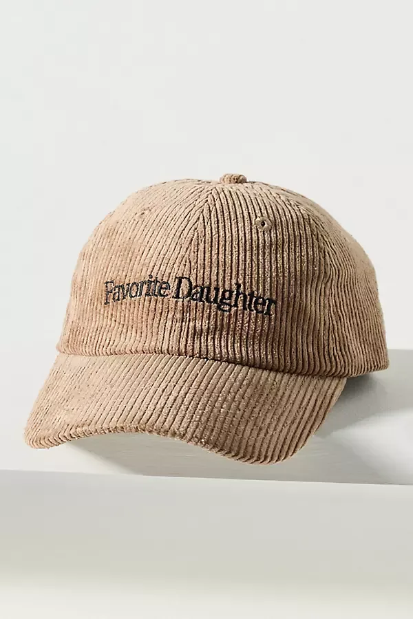 Corduroy Baseball Cap by Favorite Daughter