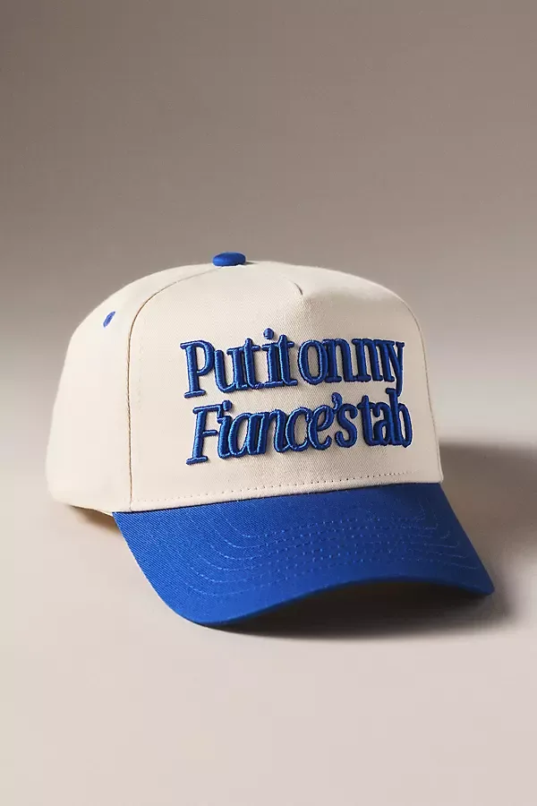Fiance's Tab Trucker Hat by Kenz Kustomz