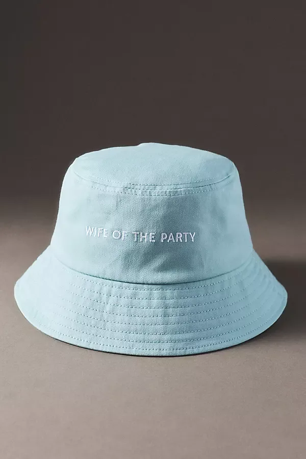 Kenz Kustomz Wife of the Party Bucket Hat by Anthropologie