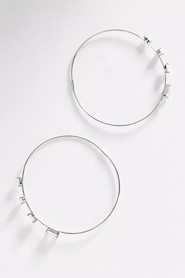 Crystal Hoop Earrings