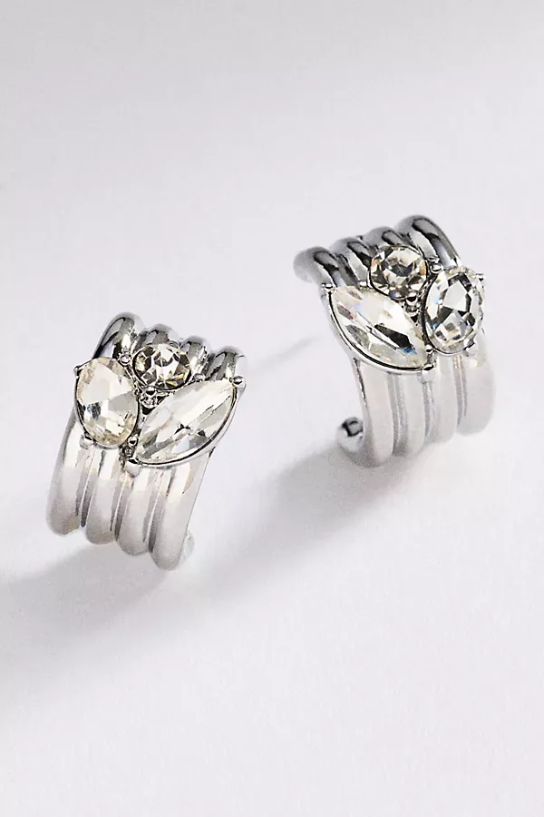 Textured Huggie Earrings by By Anthropologie
