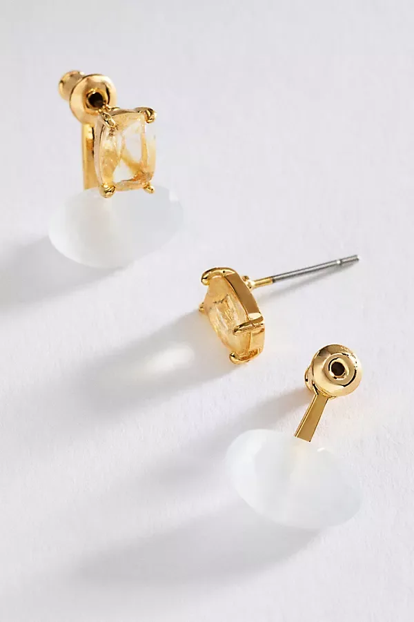 Small Stone Earrings