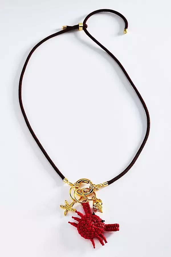 Senda Adjustable Cord Charm Necklace