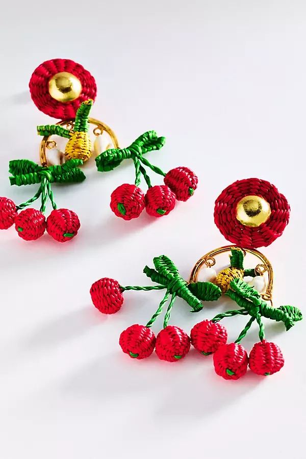 Paprika Maxi Earrings by Bamboleira