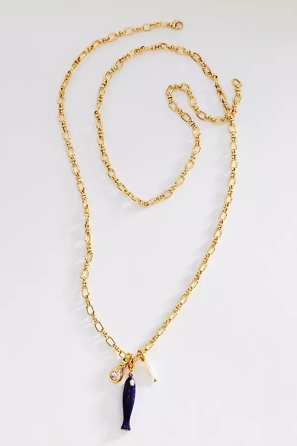Gold Sole Necklace by By Alona