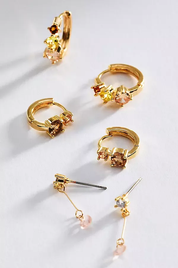 Stacking Earrings, Set of 3