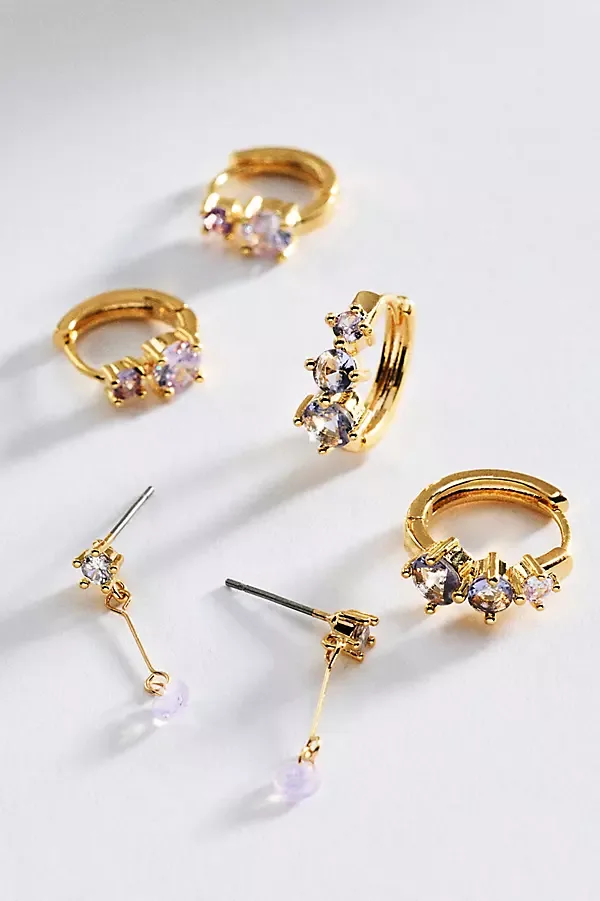 Stacking Earrings, Set of 3