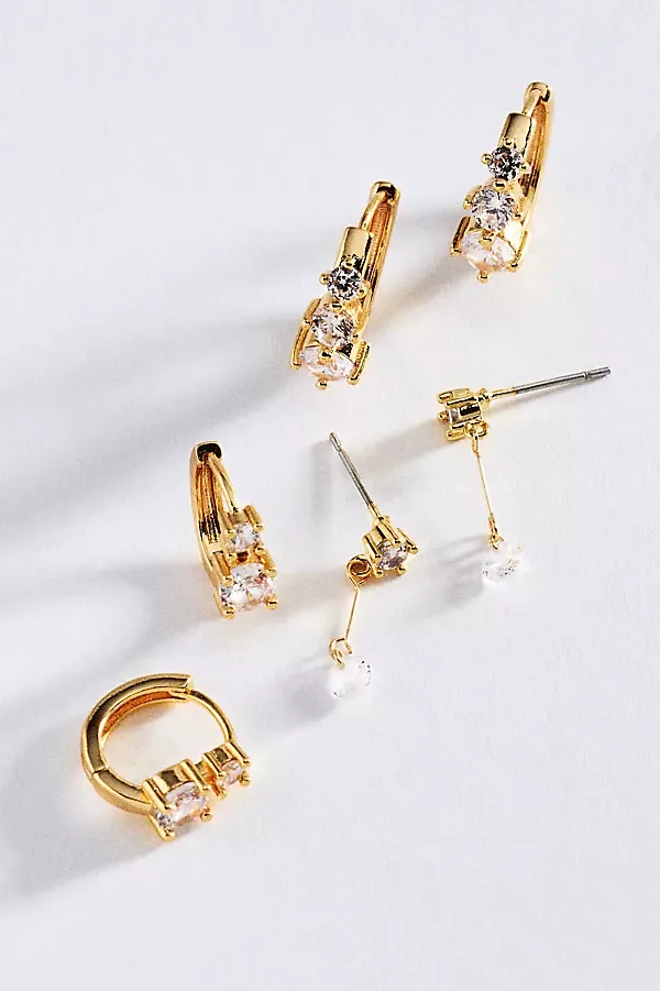 Stacking Earrings, Set of 3