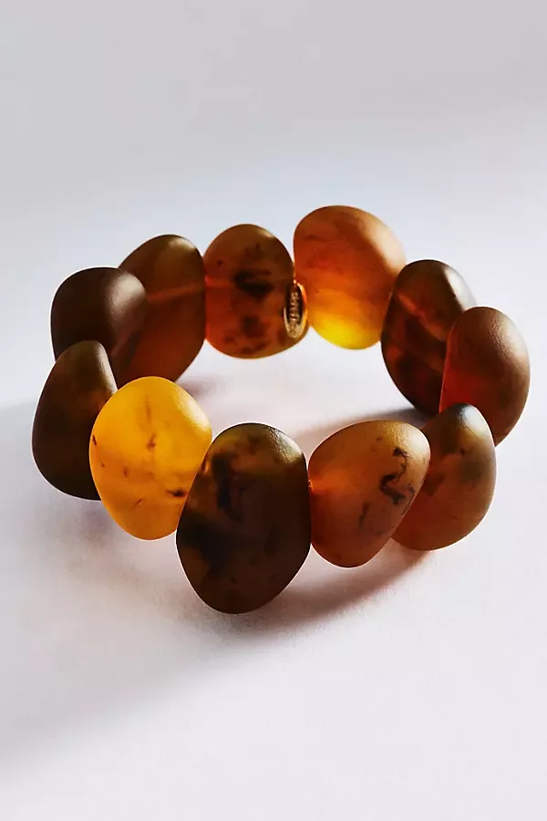 Resin Beaded Stretch Bracelet by By Anthropologie