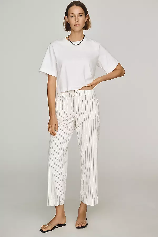 The Marine Mid-Rise Crop Pants by Sanctuary