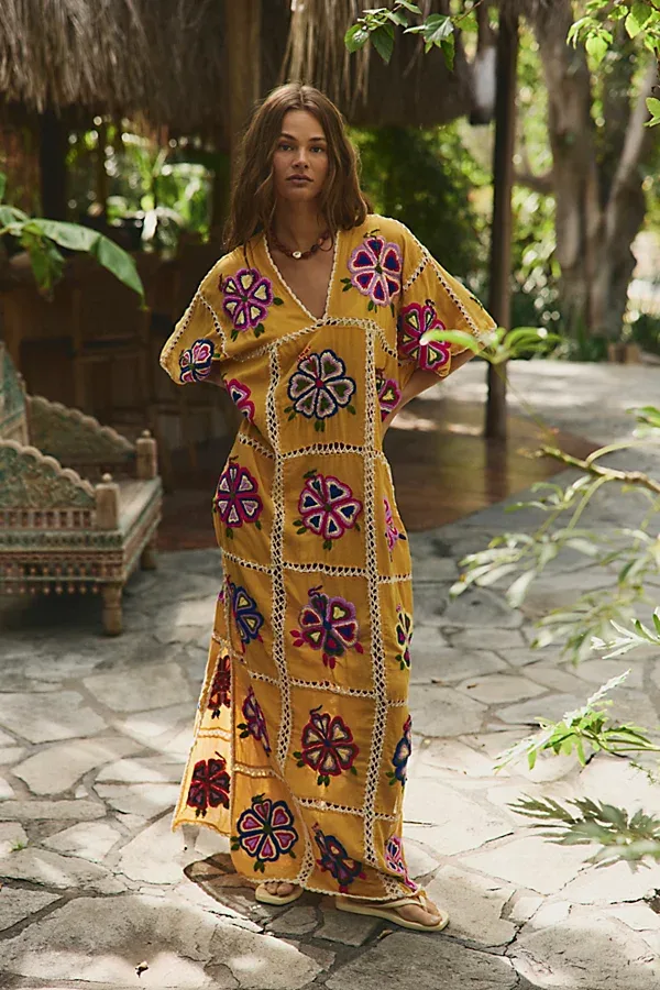 Embroidered Josin Kaftan by Free People