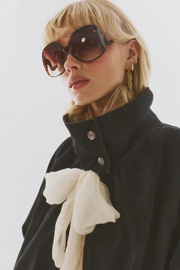 Sofia Square Novelty Sunglasses by Free People