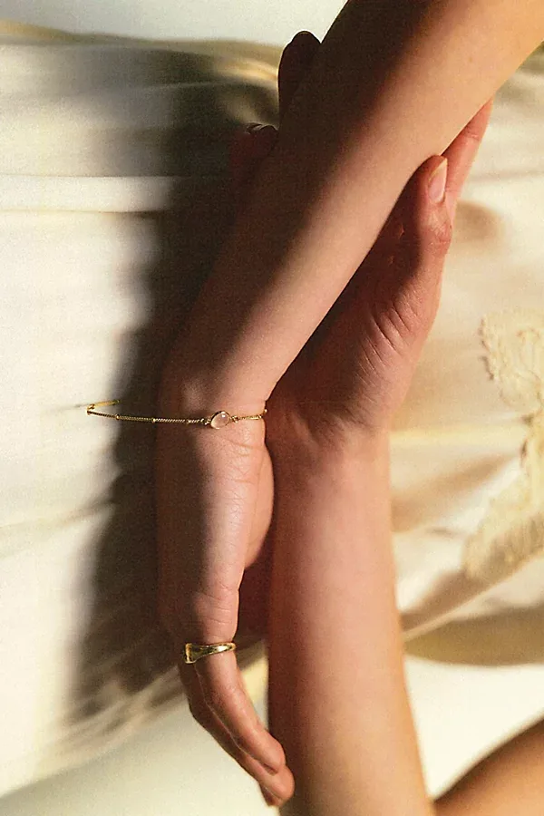 Plated Healing Stone Bracelet by Daisy London