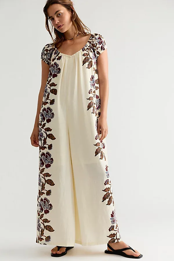 Amory One-Piece Printed Jumpsuit by Free People