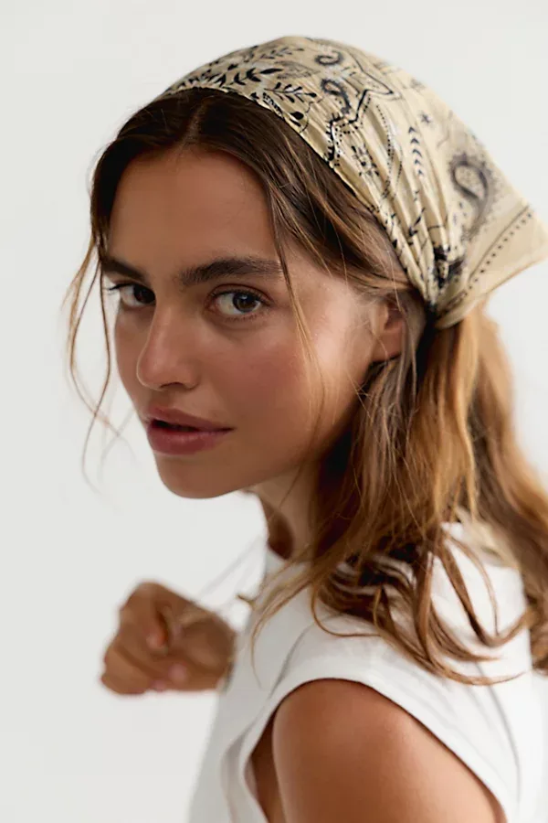 Bridgette Silk Hair Scarf by Free People