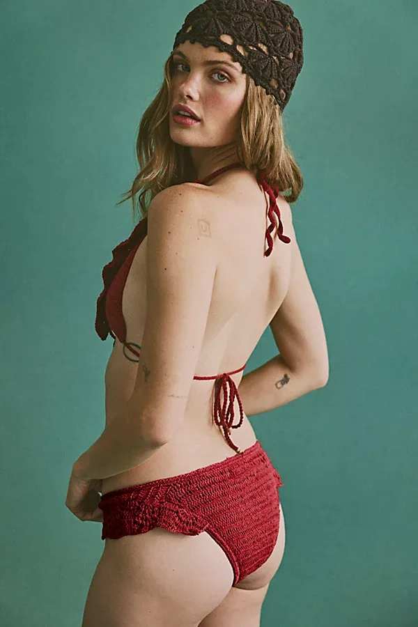 Meli Crochet Bikini Bottoms by Matthew Williamson x Free People