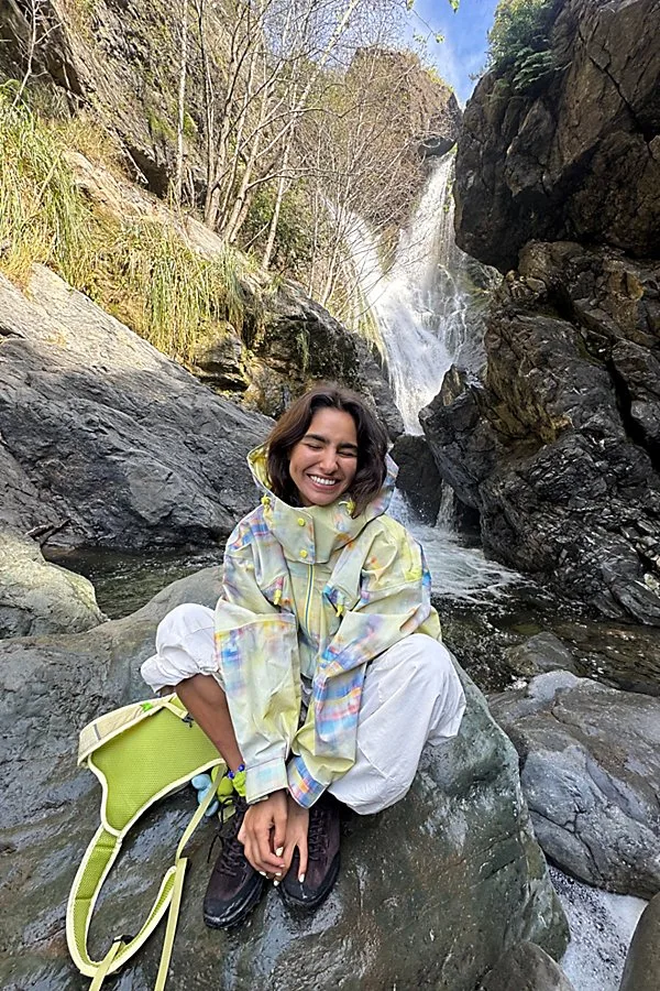 Singin' in the Rain Printed Packable Waterproof Pullover by FP Movement