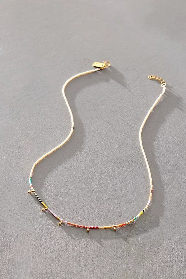 Slim Short Necklace by Iwona Ludyga Design
