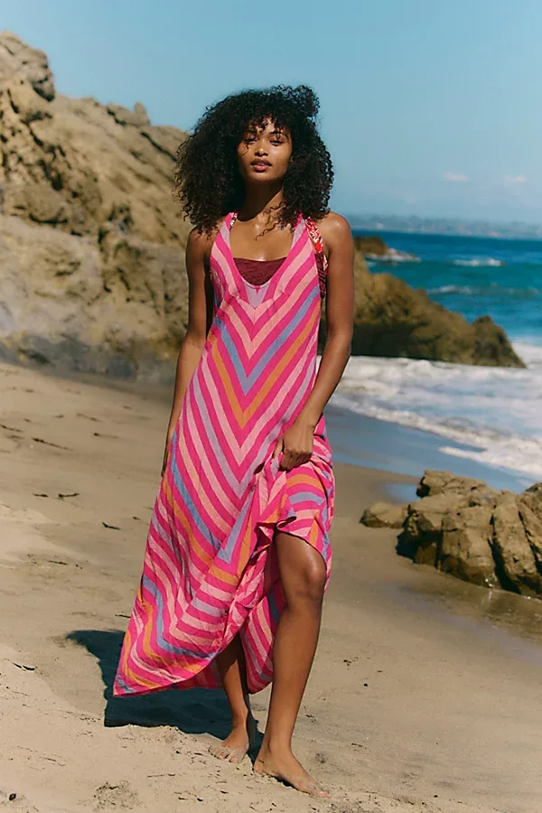 Easy Does It Printed Maxi Dress by Free People