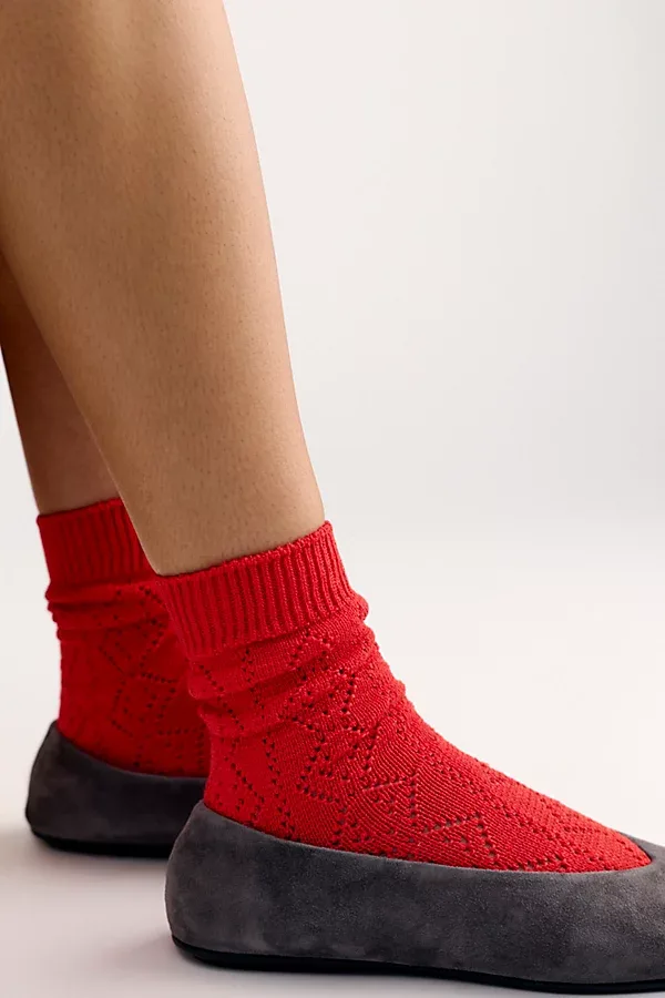Modal Eyelet Socks by Le Bon Shoppe